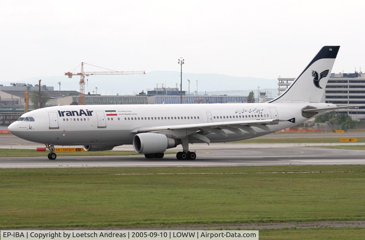 EP-IBA, 1993 Airbus A300B4-605R C/N 723, Iran Air