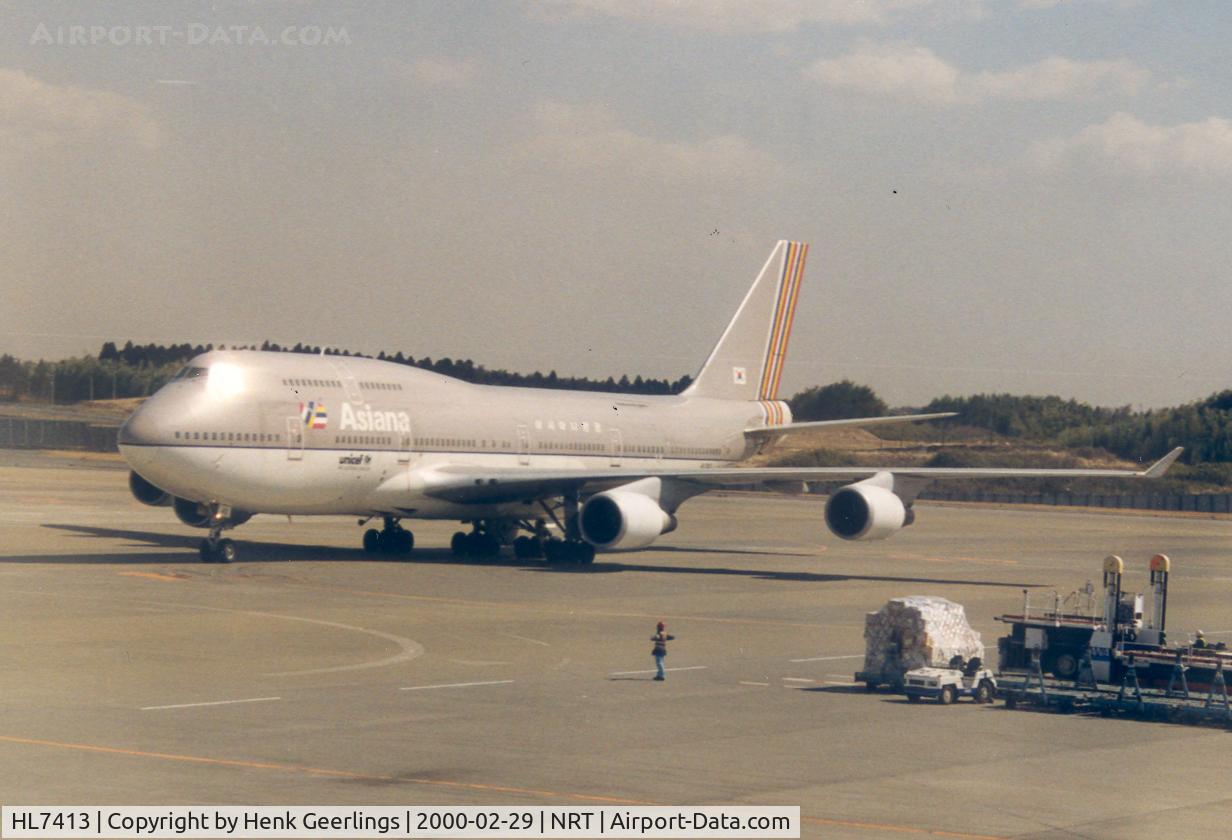HL7413, 1991 Boeing 747-48ESF C/N 25405, Asiana