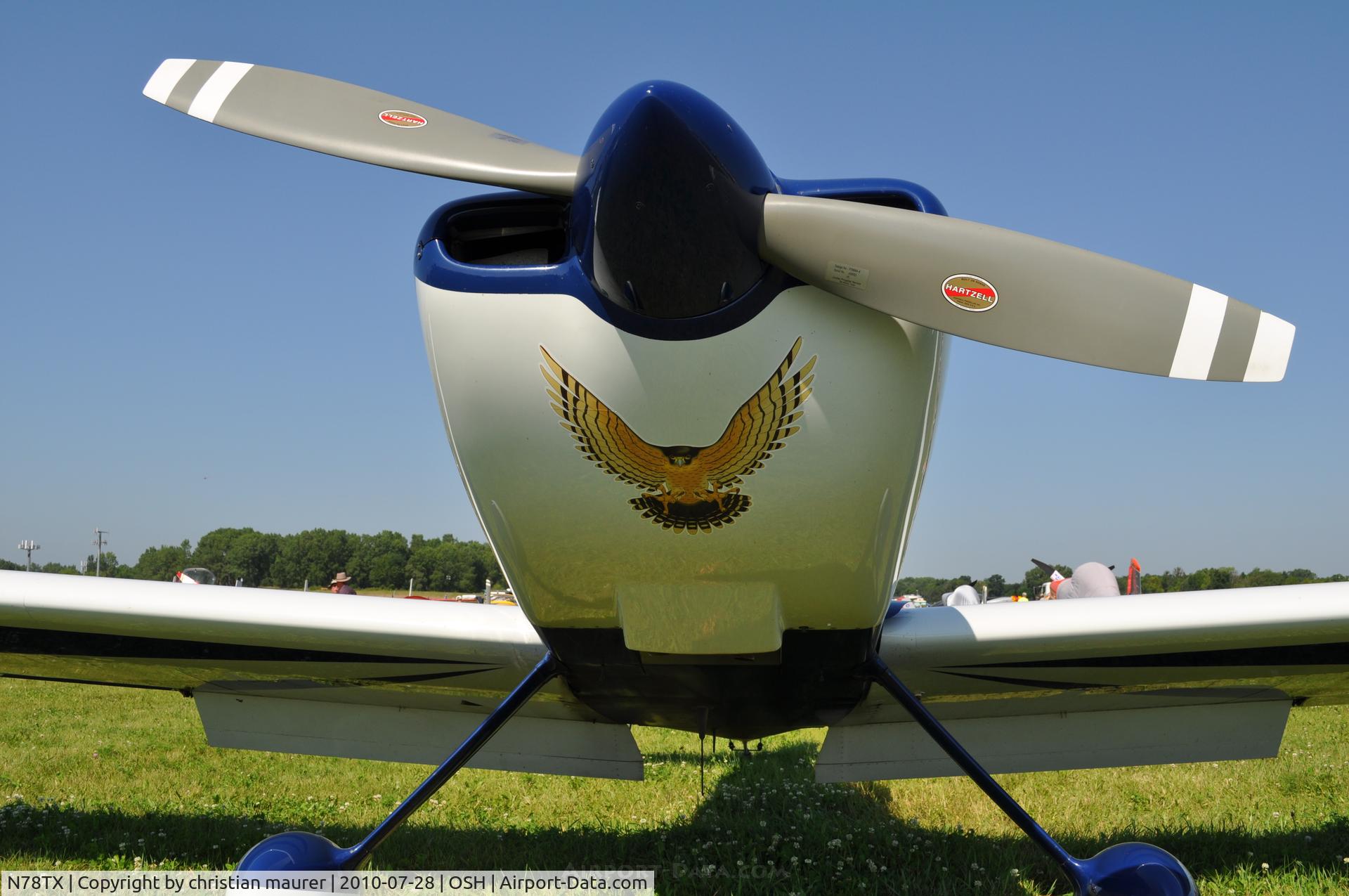 N78TX, 2001 Vans RV-8 C/N 80796, rv-8