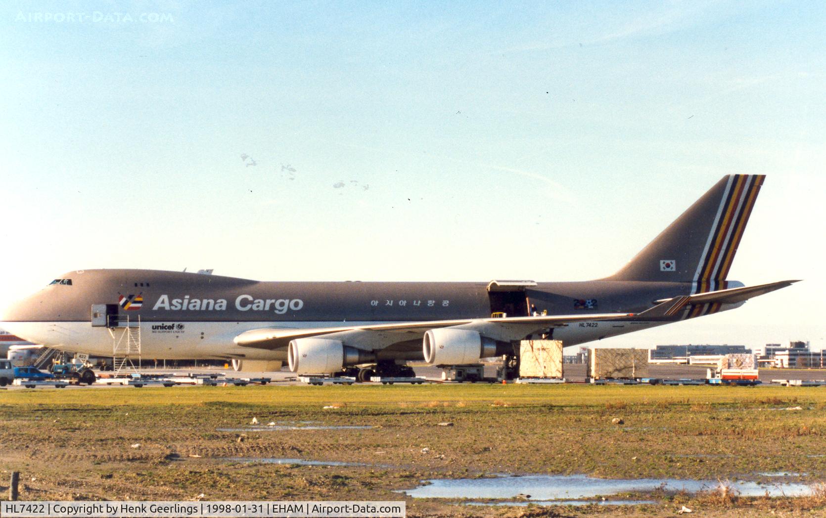 HL7422, 1996 Boeing 747-48EF C/N 28367, Asiana Cargo