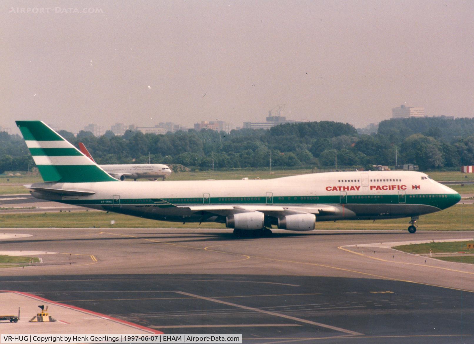 VR-HUG, 1993 Boeing 747-467 C/N 25870, Cathay Pacific
