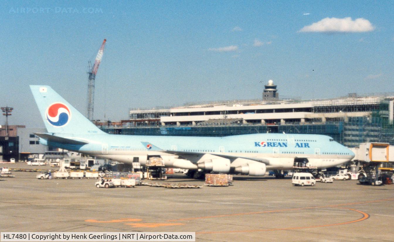 HL7480, 1990 Boeing 747-4B5F/SCD C/N 24619, Korean Air