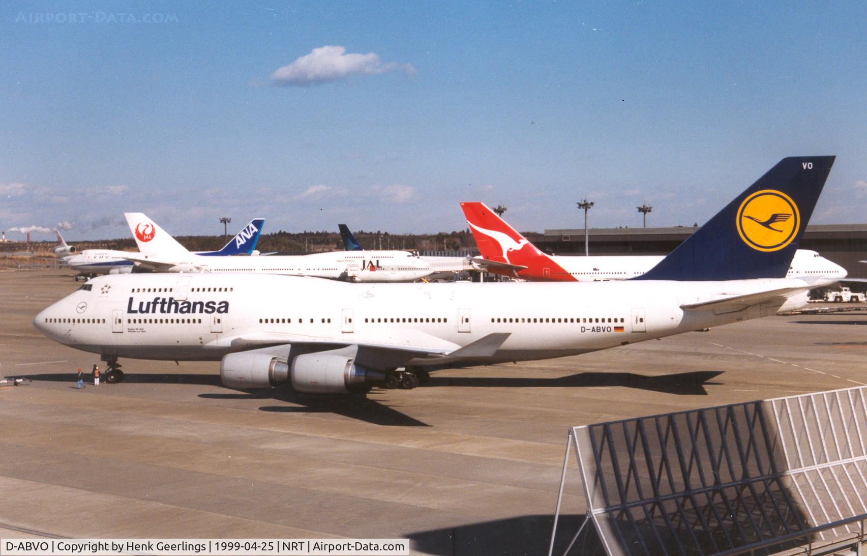 D-ABVO, 1996 Boeing 747-430 C/N 28086, Lufthansa