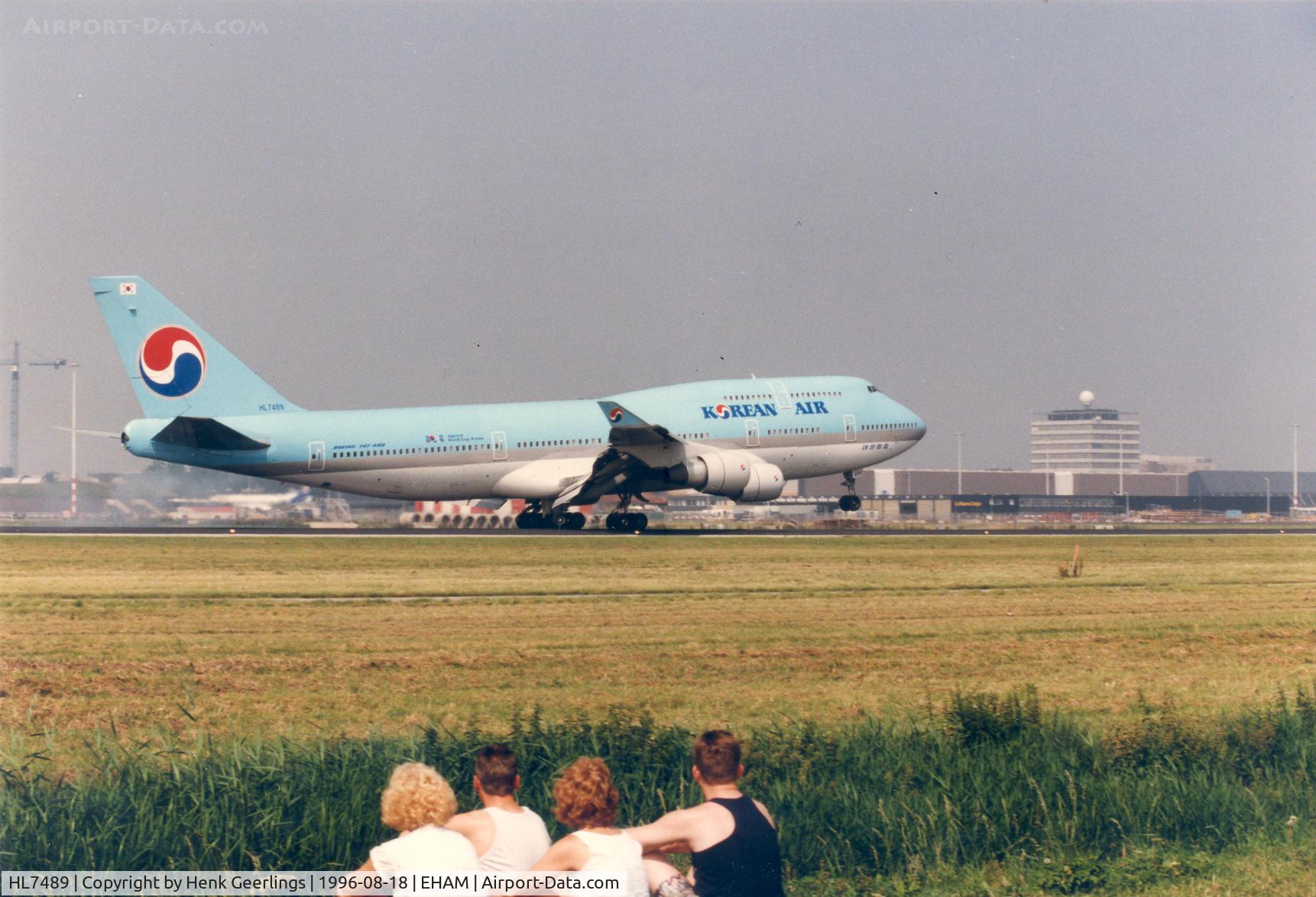 HL7489, 1993 Boeing 747-4B5 C/N 27072, Korean Air