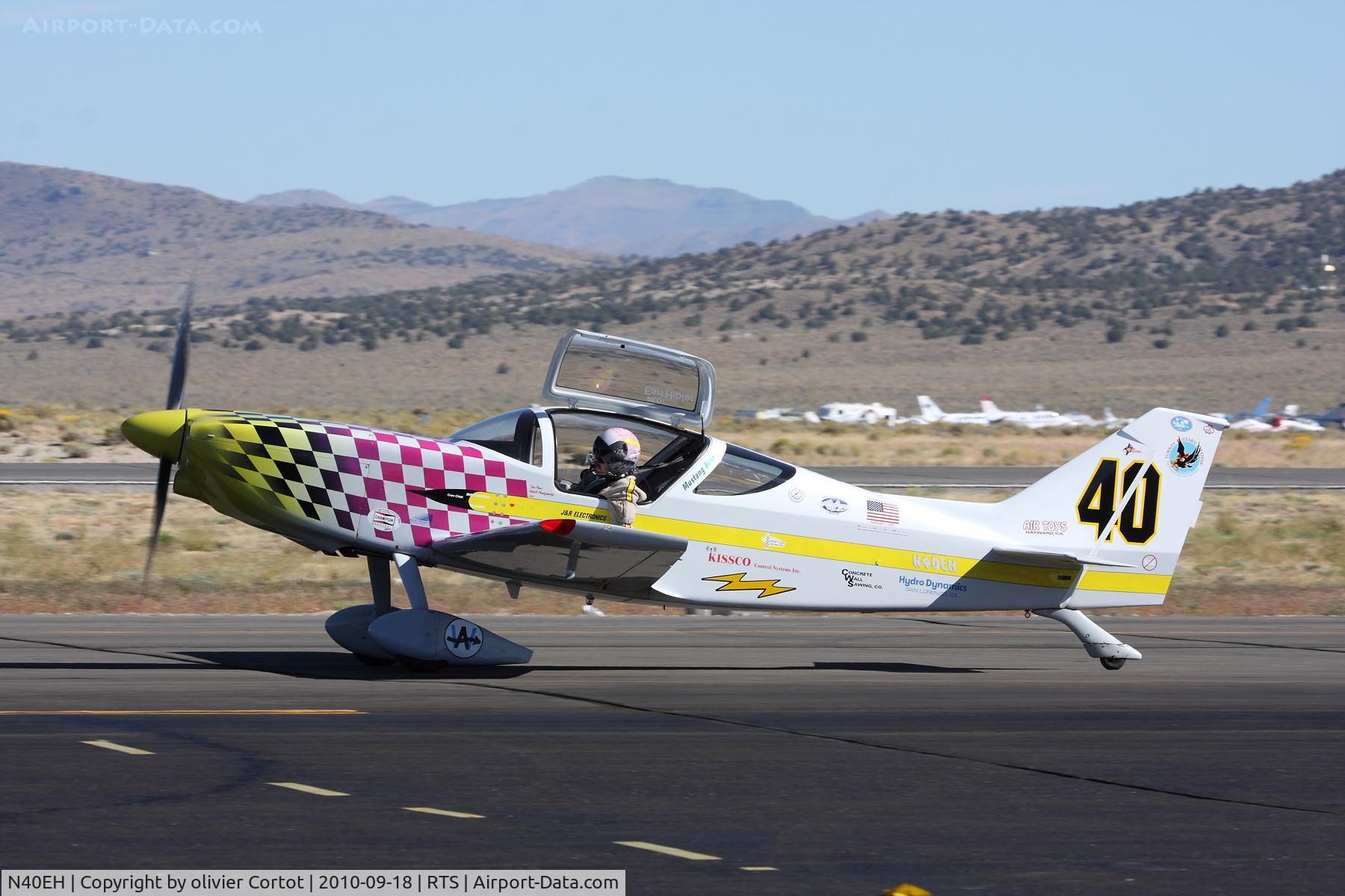 N40EH, 1995 Stoddard-Hamilton Glasair II TD C/N 2067, Reno air races 2010
