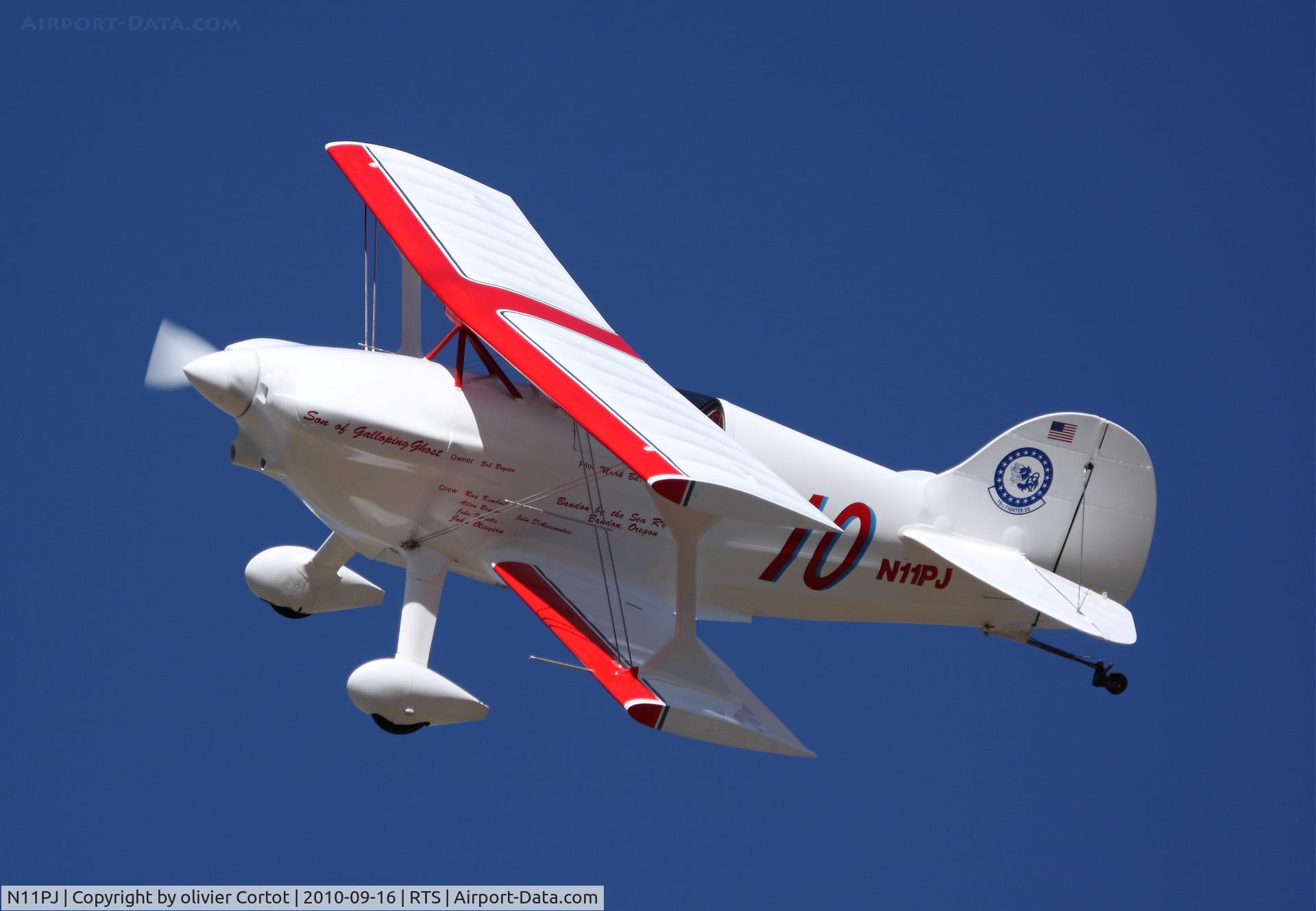 N11PJ, 1978 Pitts S-1 Special C/N 159-H, racing at reno
