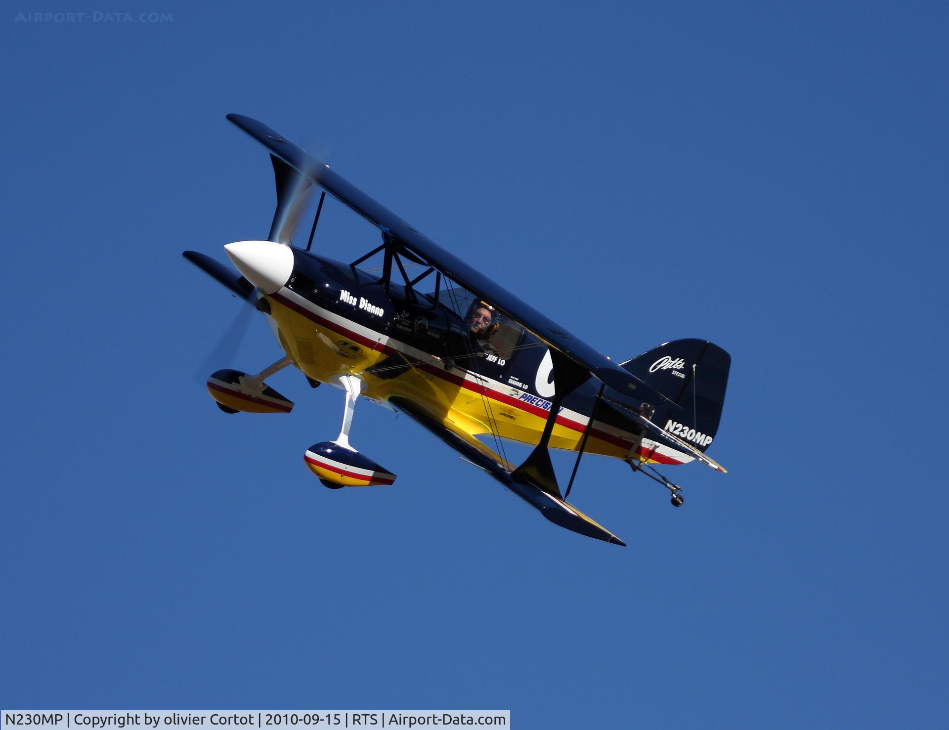 N230MP, Pitts S-1 Special C/N 1001, nice view of the pilot, reno 2010
