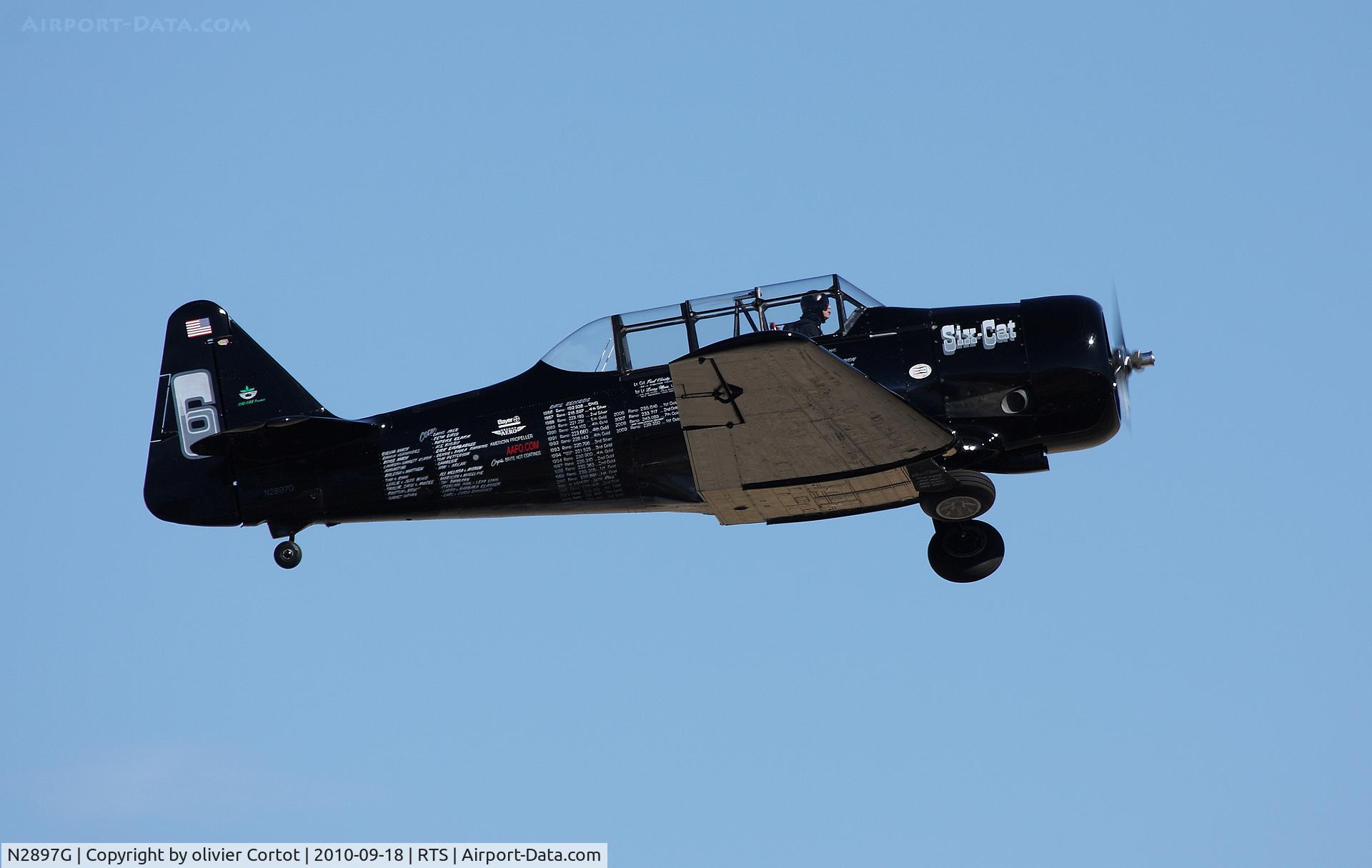 N2897G, 1949 North American T-6G Texan C/N 168-636, taking off