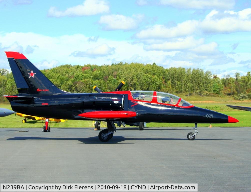 N239BA, Aero L-39 Albatros C/N 132119, Taxing from a flight demo.
