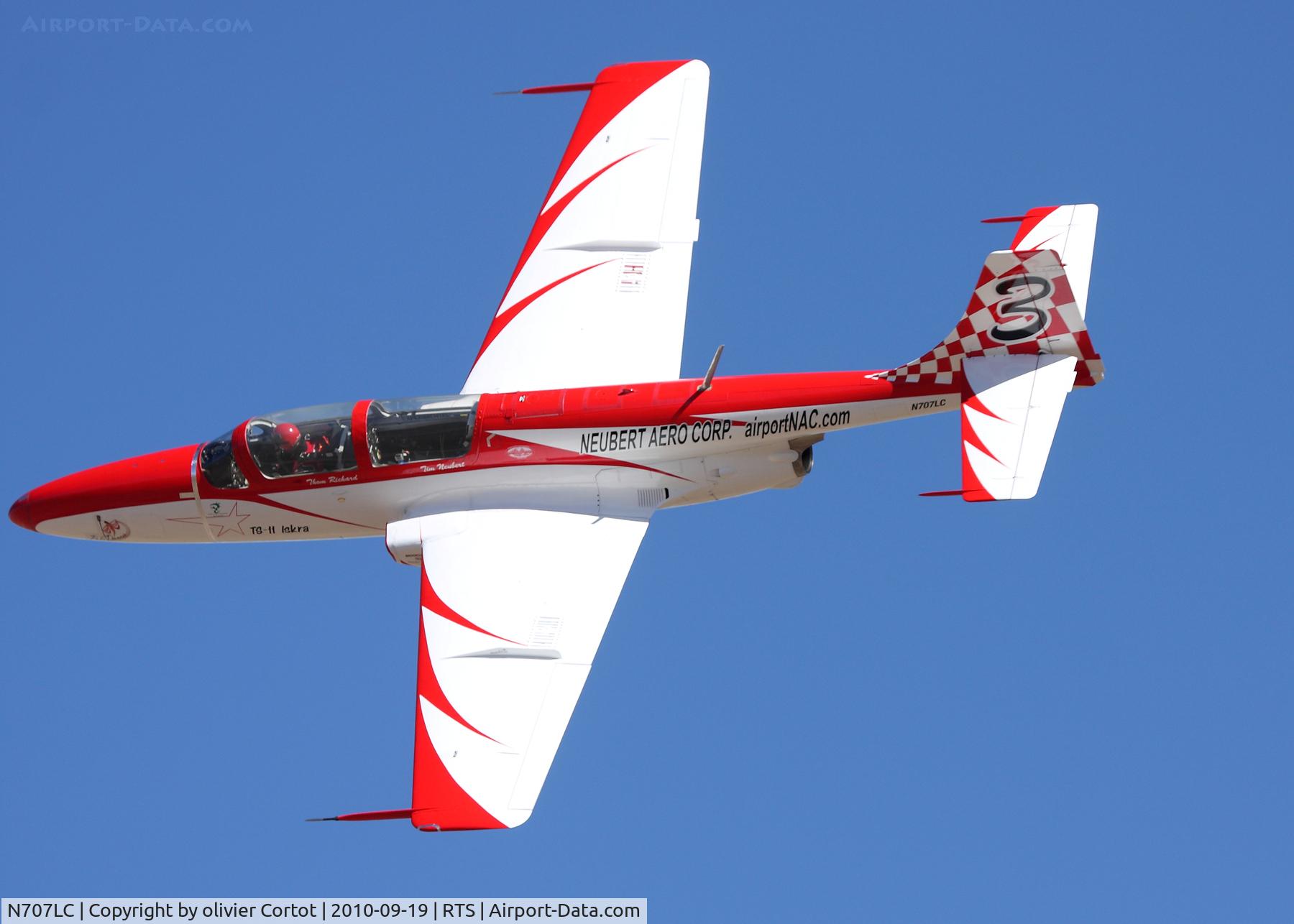 N707LC, 1971 WSK-PZL-Mielec TS-11 Iskra C/N 1H0707, Racing at reno 2010