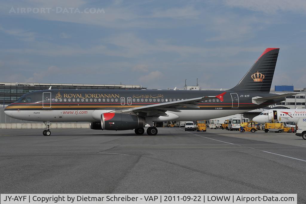 JY-AYF, 2006 Airbus A320-232 C/N 2692, Royal Jordanian Airbus 320