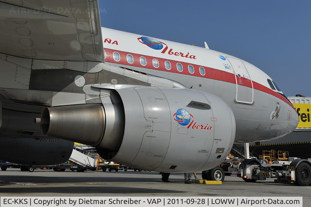 EC-KKS, 2007 Airbus A319-111 C/N 3320, Iberia Airbus 319