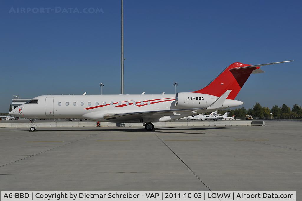 A6-BBD, 2009 Bombardier BD-700-1A10 Global Express C/N 9335, Globalexpress 5000