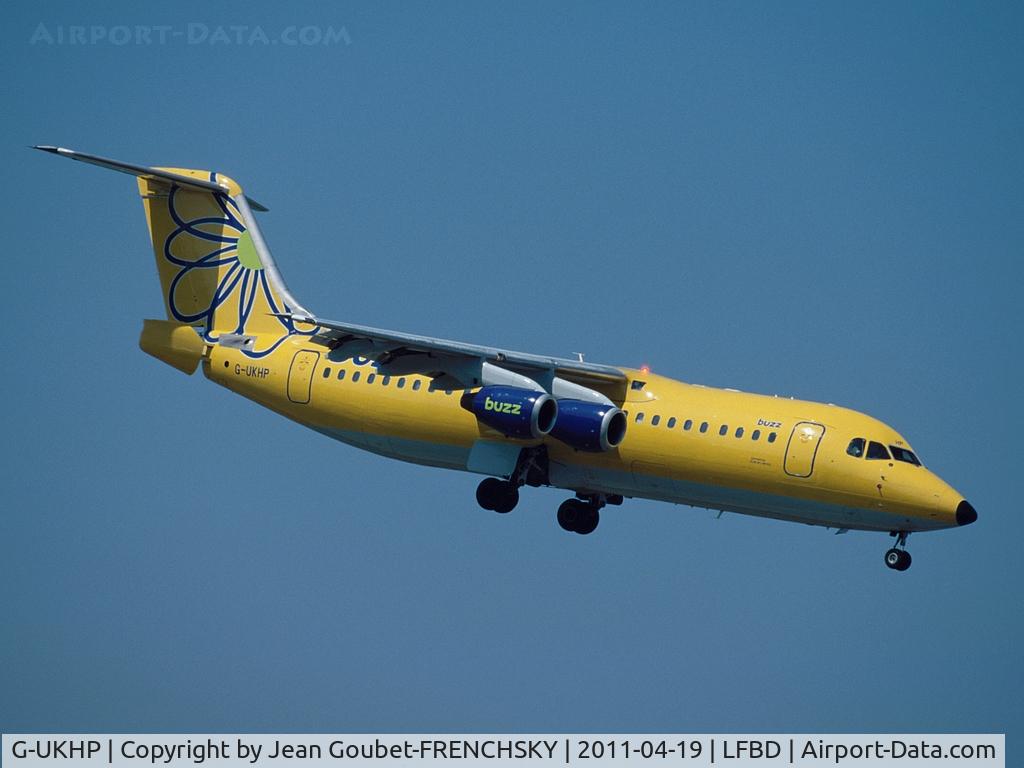 G-UKHP, 1989 British Aerospace BAe.146-300 C/N E3123, BUZZ..