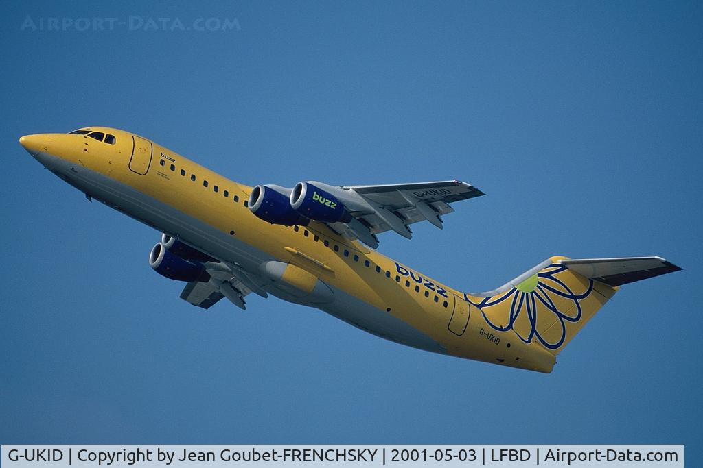 G-UKID, 1990 British Aerospace BAe.146-300 C/N E3157, take off