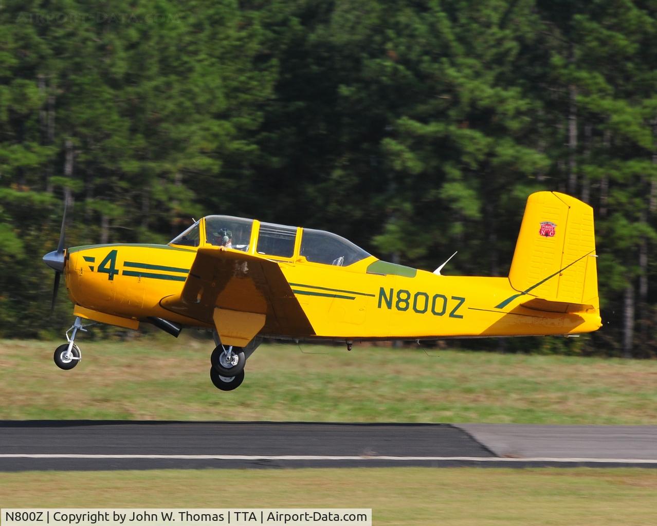N800Z, 1957 Beech D-45 Mentor C/N BG-388, TTA Open House - Oct. 8, 2011