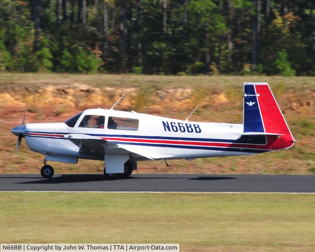 N66BB, 1975 Mooney M20F Executive C/N 22-1253, TTA Open House - Oct. 8, 2011