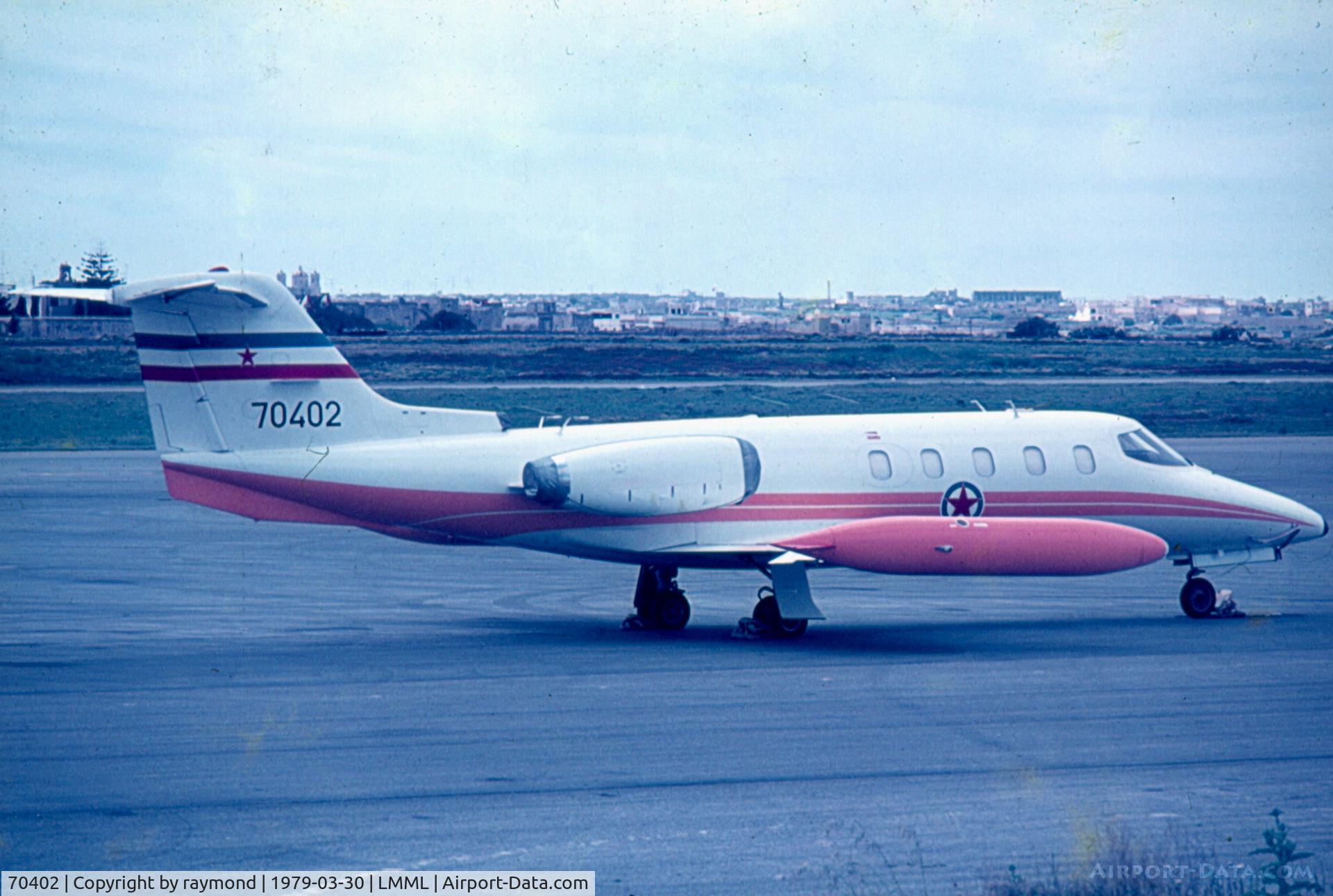 70402, 1976 Gates Learjet 25B C/N 25-203, Learjet 70402 Yugoslav Air Force