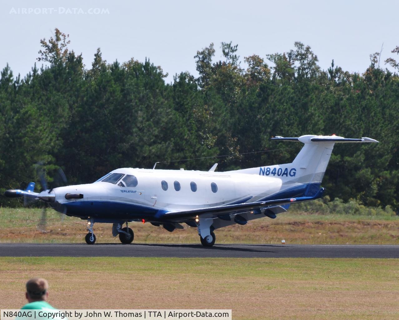 N840AG, 1999 Pilatus PC-12/45 C/N 296, TTA Open House - Oct. 8, 2011