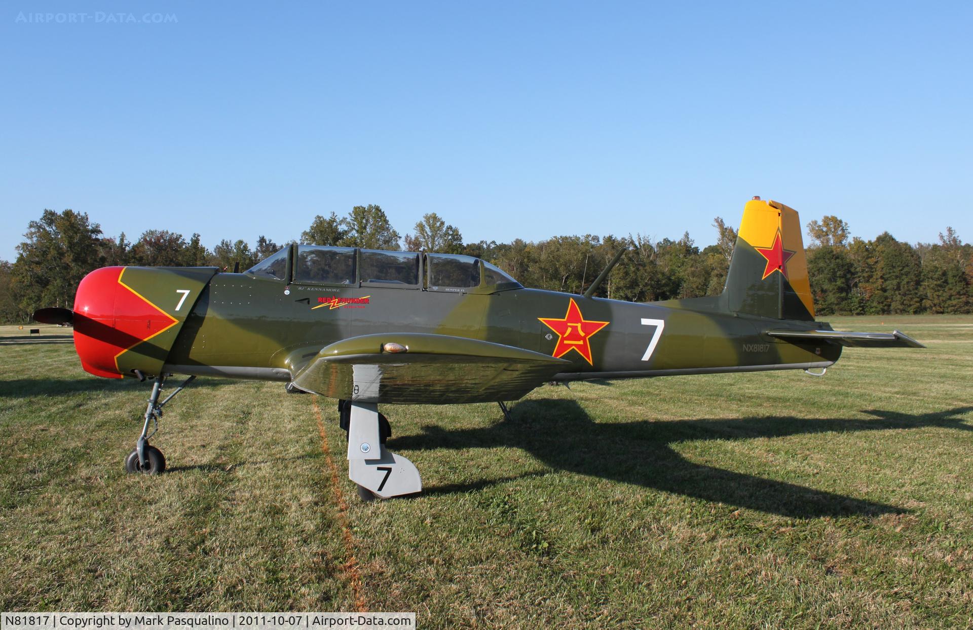 N81817, 1972 Nanchang CJ-6A C/N 2851260, Nanchang CJ-6A