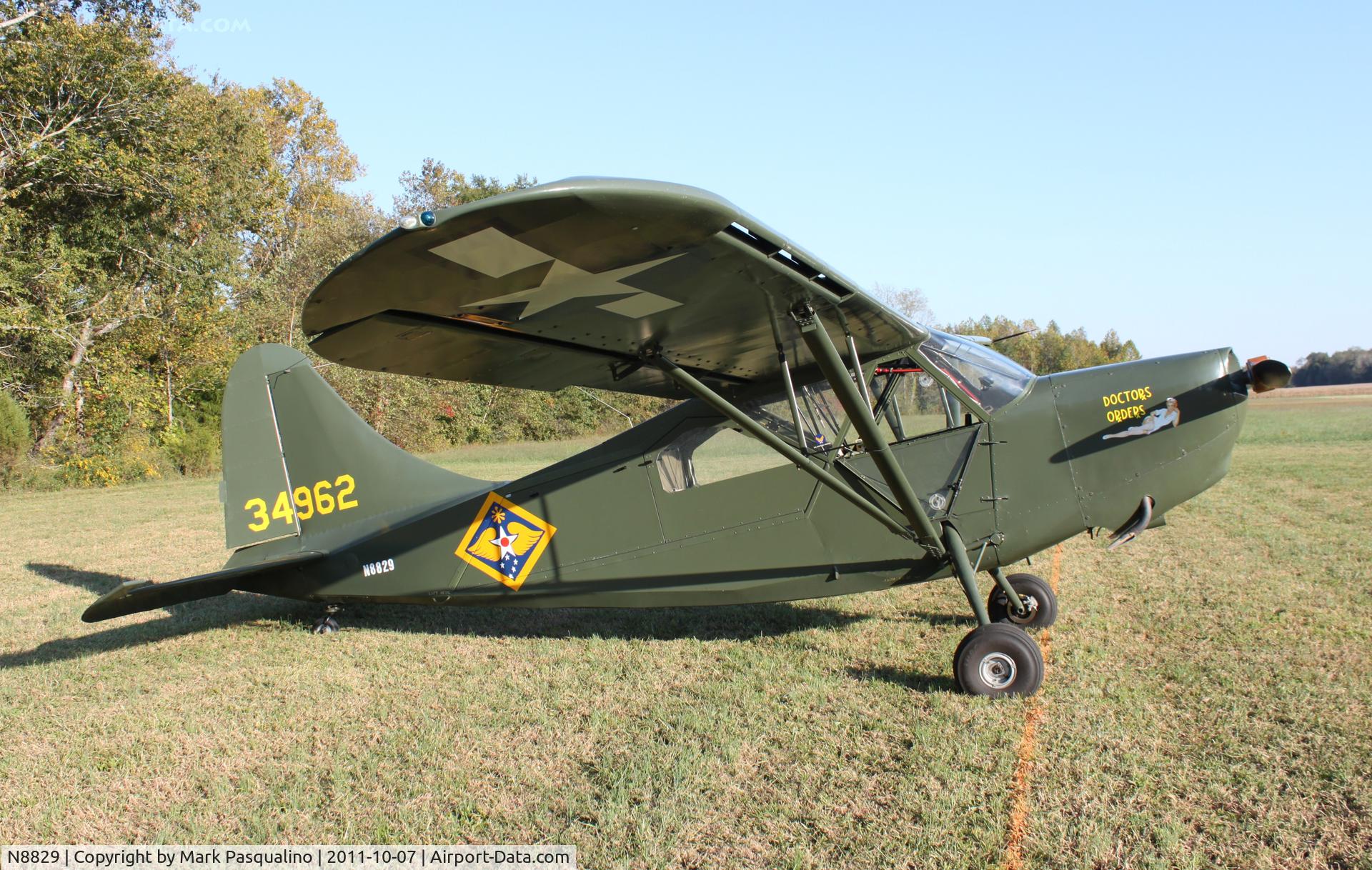 N8829, 1945 Stinson L-5G Sentinel C/N CSL5G-1, Stinson L-5G