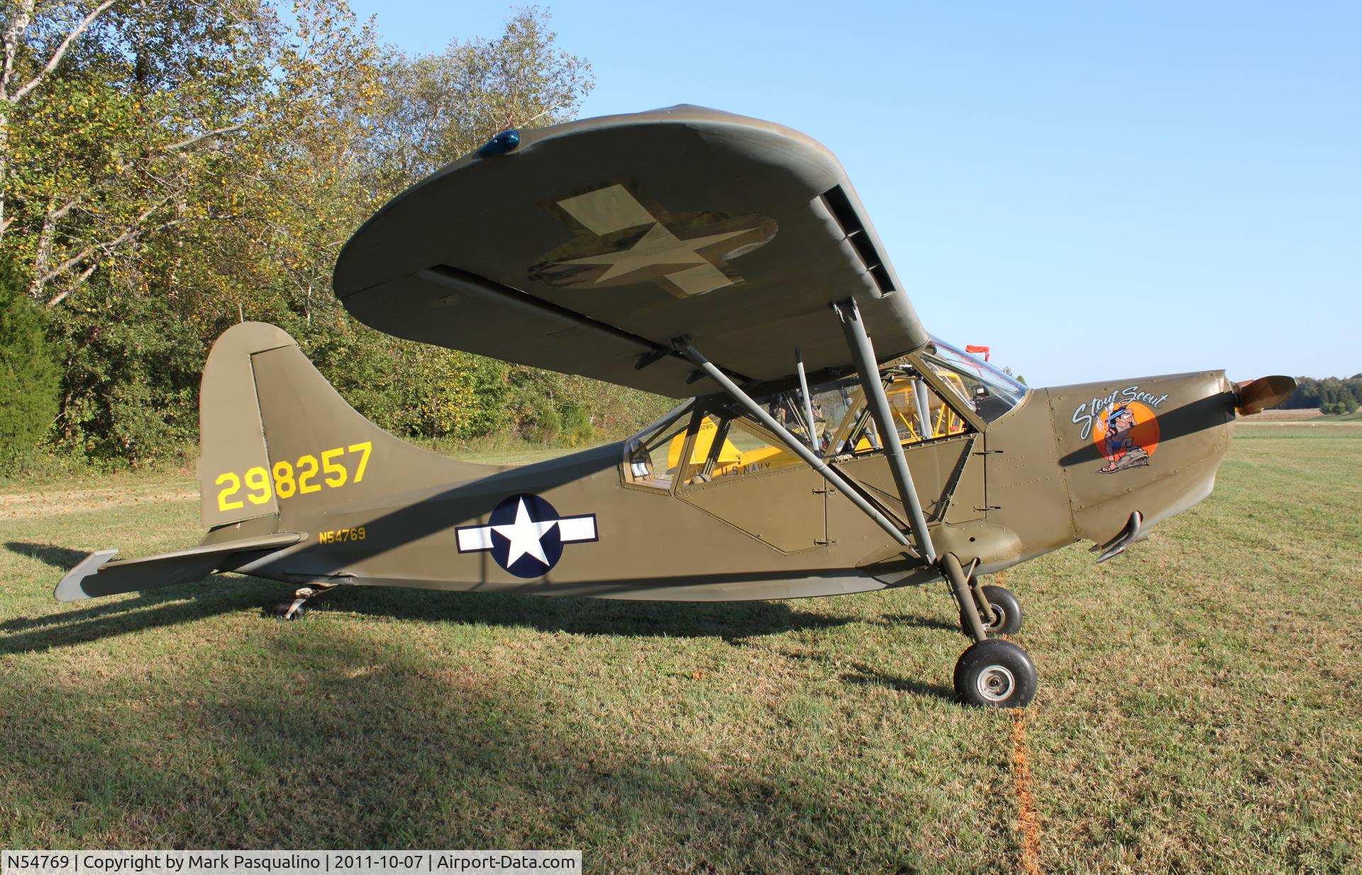 N54769, 1943 Stinson L-5 Sentinel C/N 76-498, Stinson L-5