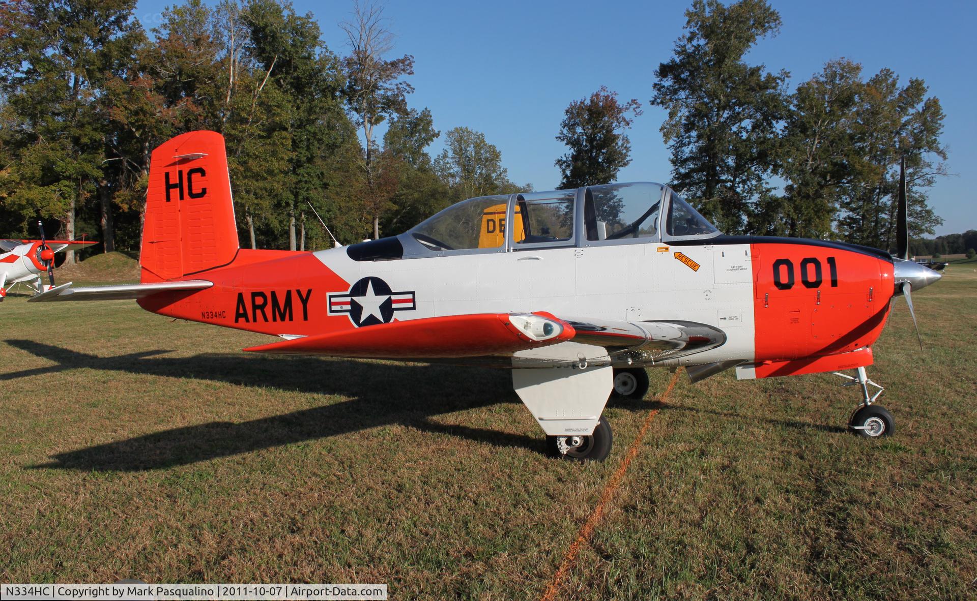 N334HC, Beech (CCF) T-34A (A45) Mentor C/N CCF34-69, Beech T-34A