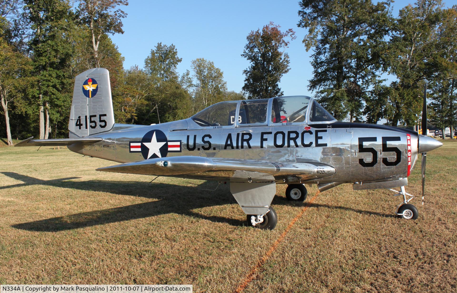 N334A, 1953 Beech (CCF) T-34A (A45) Mentor C/N CCF34-124, Beech T-34A
