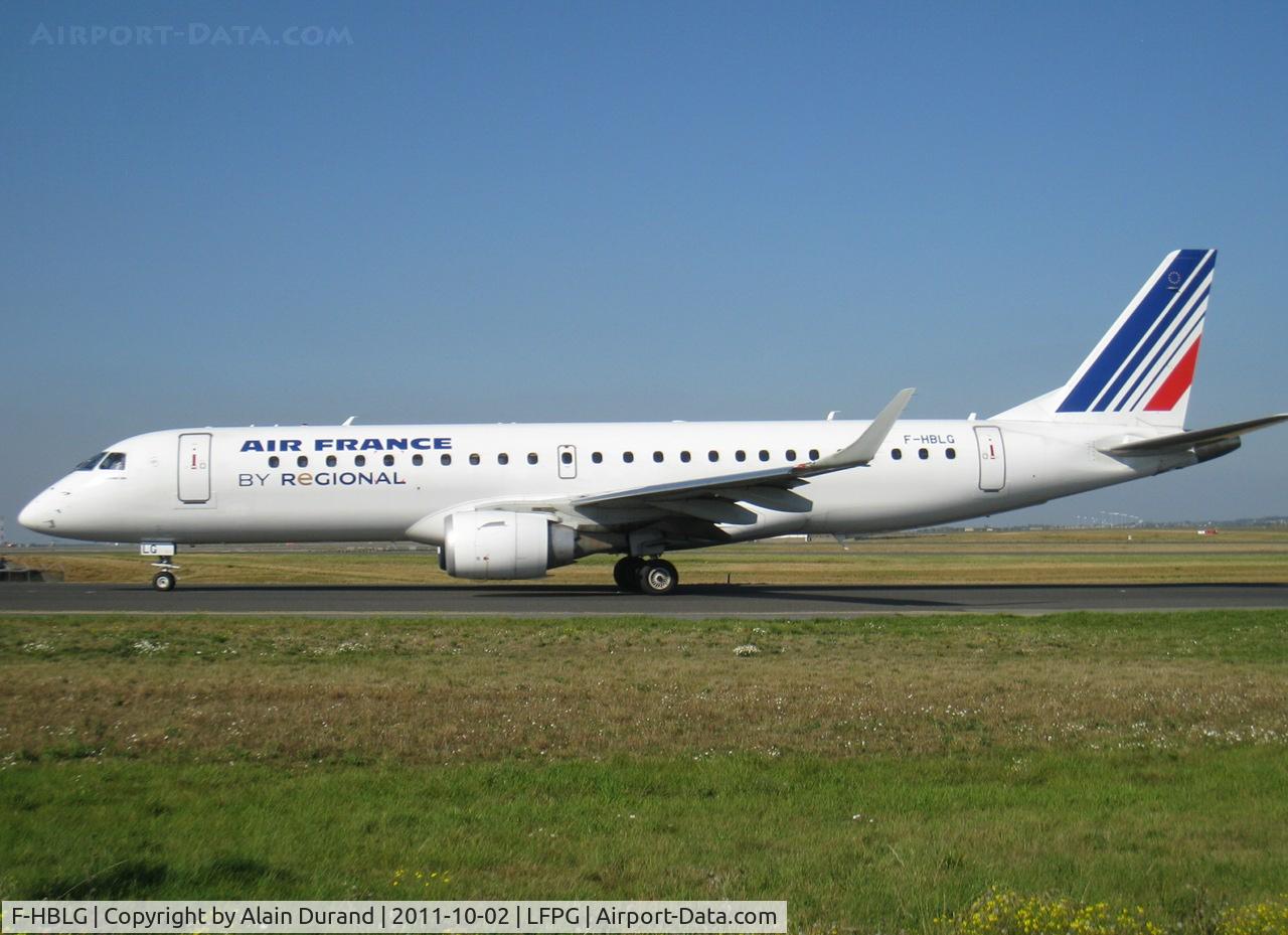 F-HBLG, 2009 Embraer 190LR (ERJ-190-100LR) C/N 19000254, The ERJ-190s are Regional's current flagships in terms of size.