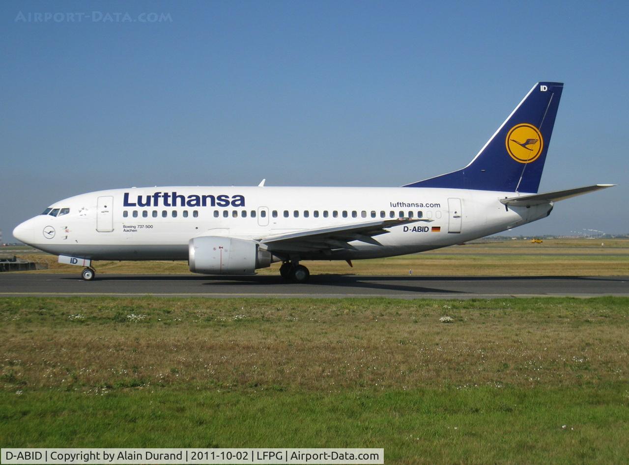 D-ABID, 1990 Boeing 737-530 C/N 24818, named 