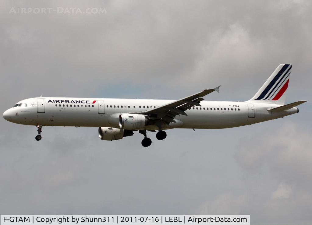 F-GTAM, 2002 Airbus A321-211 C/N 1859, Landing rwy 25R in new c/s