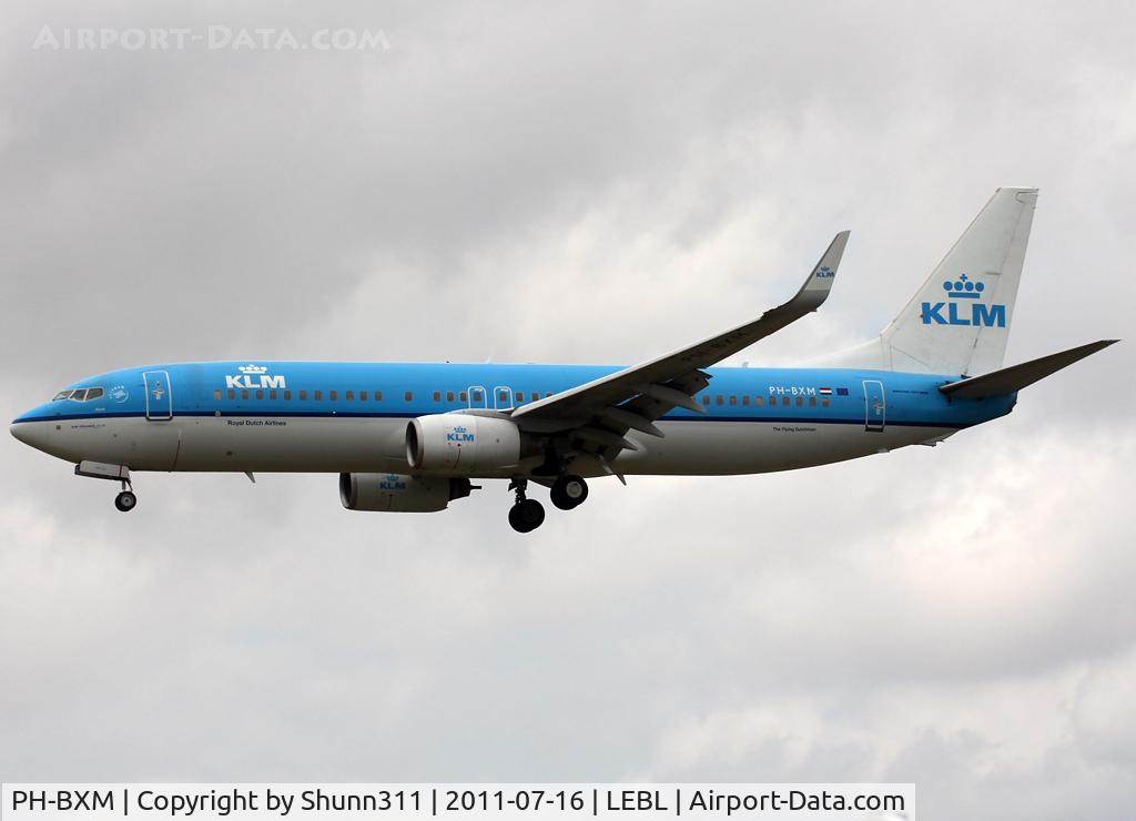 PH-BXM, 2000 Boeing 737-8K2 C/N 30355, Landing rwy 25R