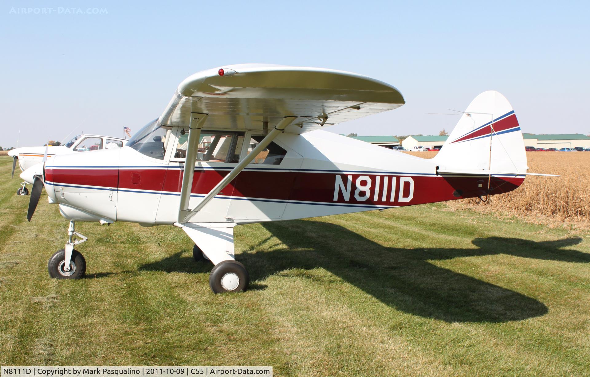 N8111D, 1958 Piper PA-22-160 Tri Pacer C/N 22-6184, Piper PA-22-160