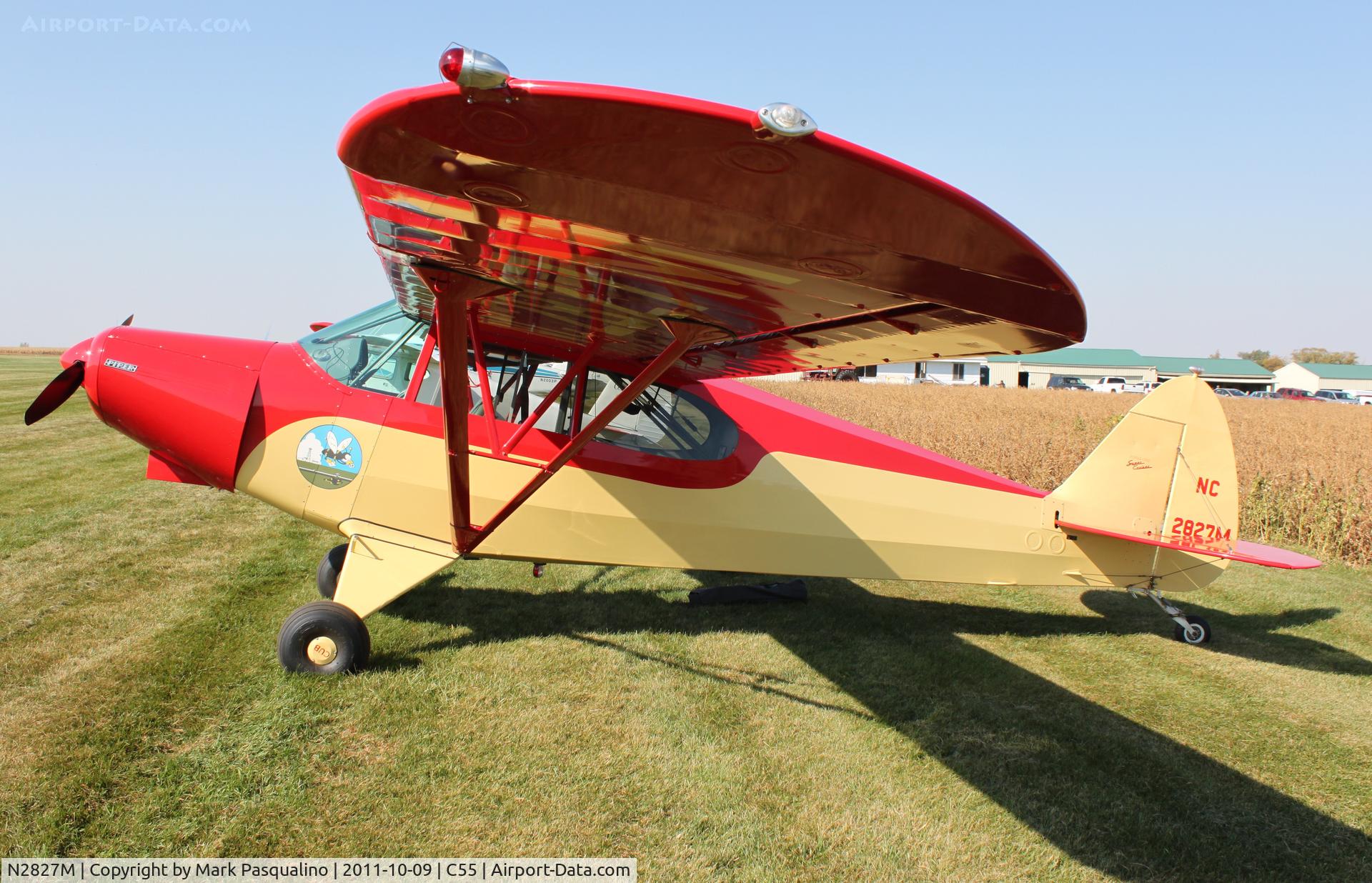 N2827M, 1946 Piper PA-12 Super Cruiser C/N 12-1306, Piper PA-12