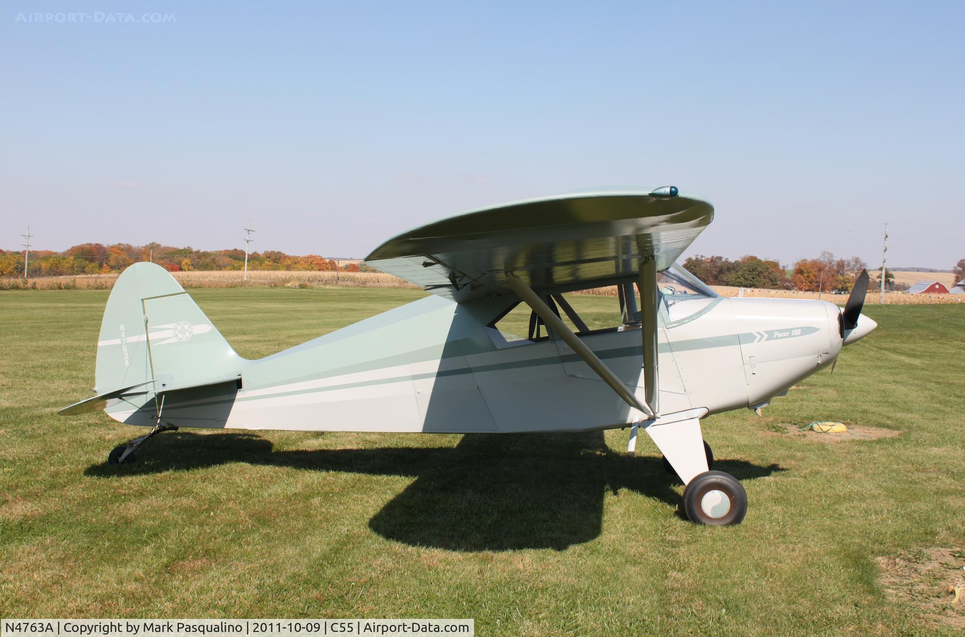 N4763A, 1956 Piper PA-22-150 C/N 22-3911, Piper PA-22-150