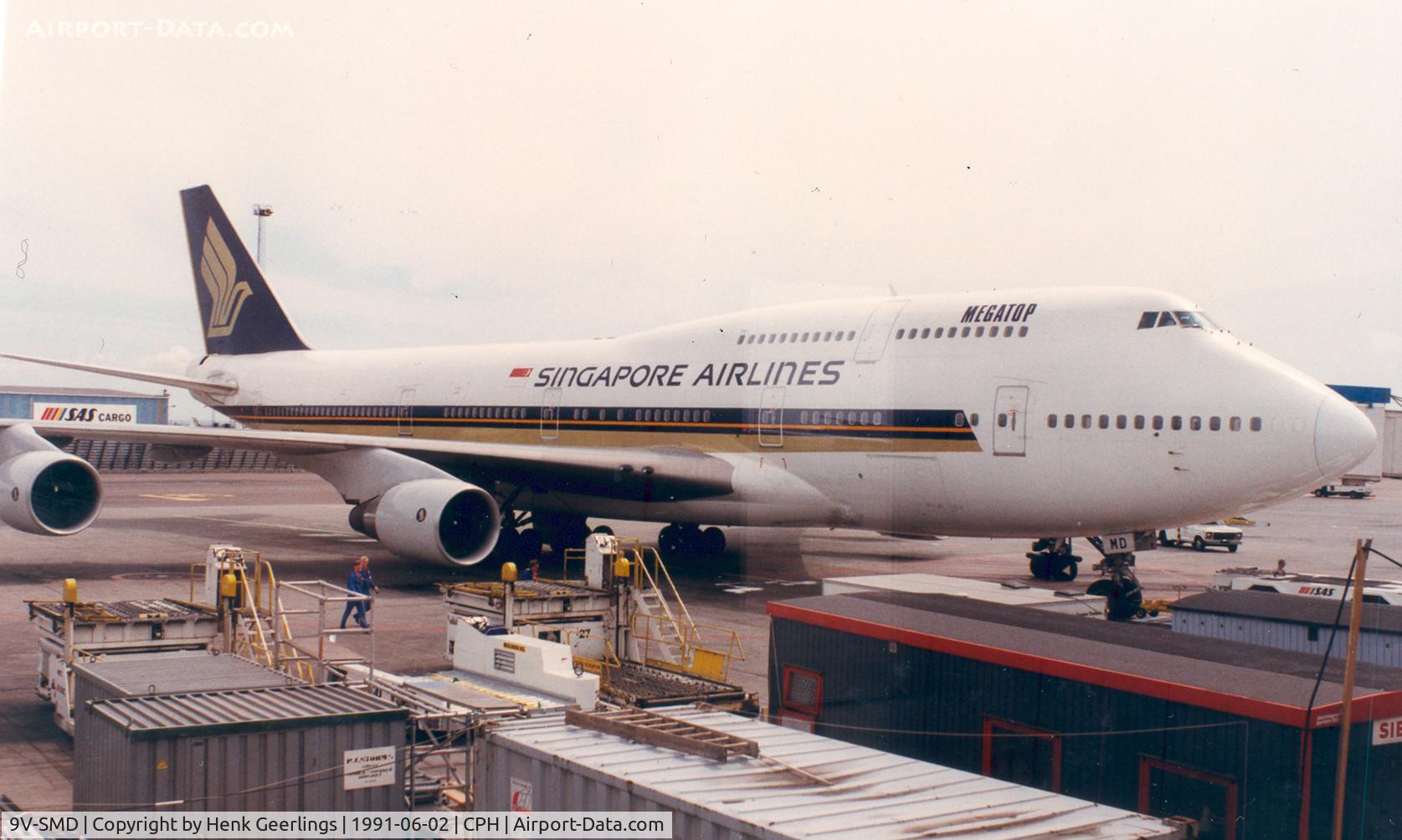 9V-SMD, 1989 Boeing 747-412 C/N 24064, Singapore Airlines