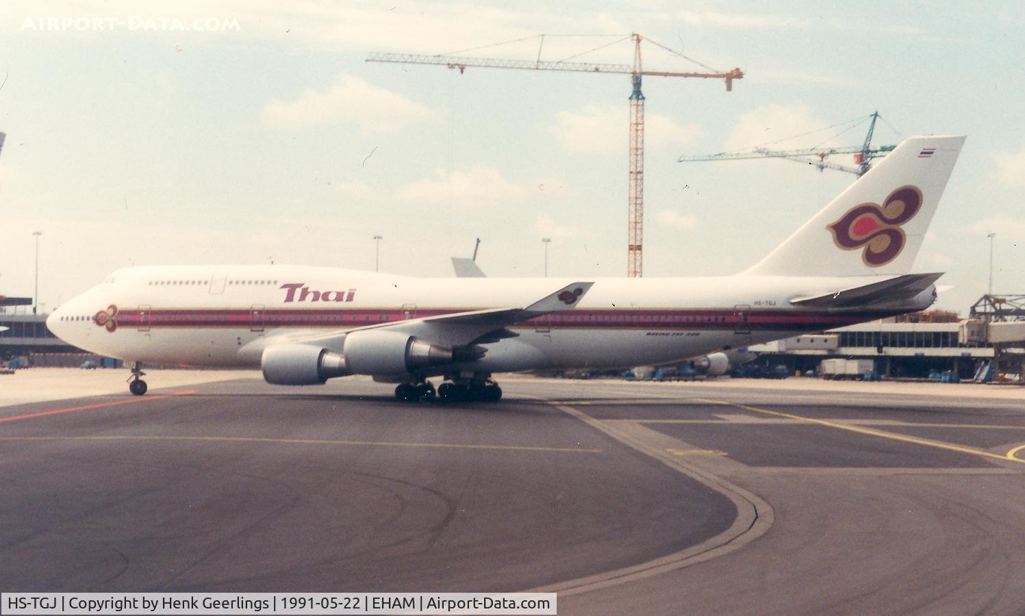 HS-TGJ, 1990 Boeing 747-4D7 C/N 24459, Thai