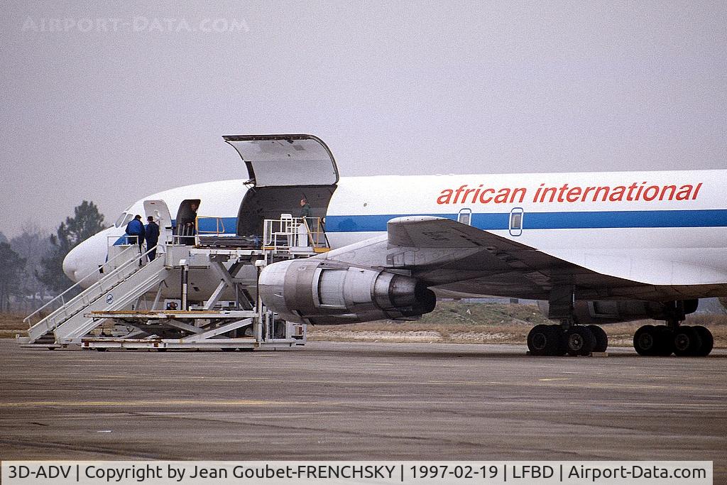 3D-ADV, 1968 Douglas DC-8-54F C/N 46012, au parking fret