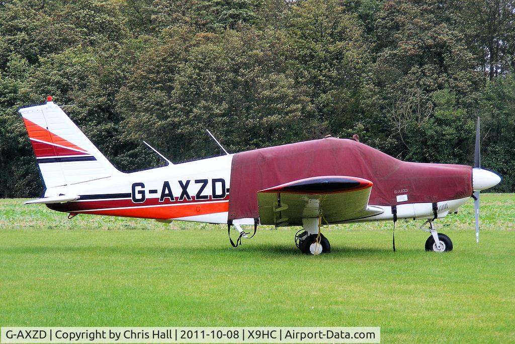 G-AXZD, 1970 Piper PA-28-180 Cherokee C/N 28-5609, at High Cross Airfield, Hertfordshire