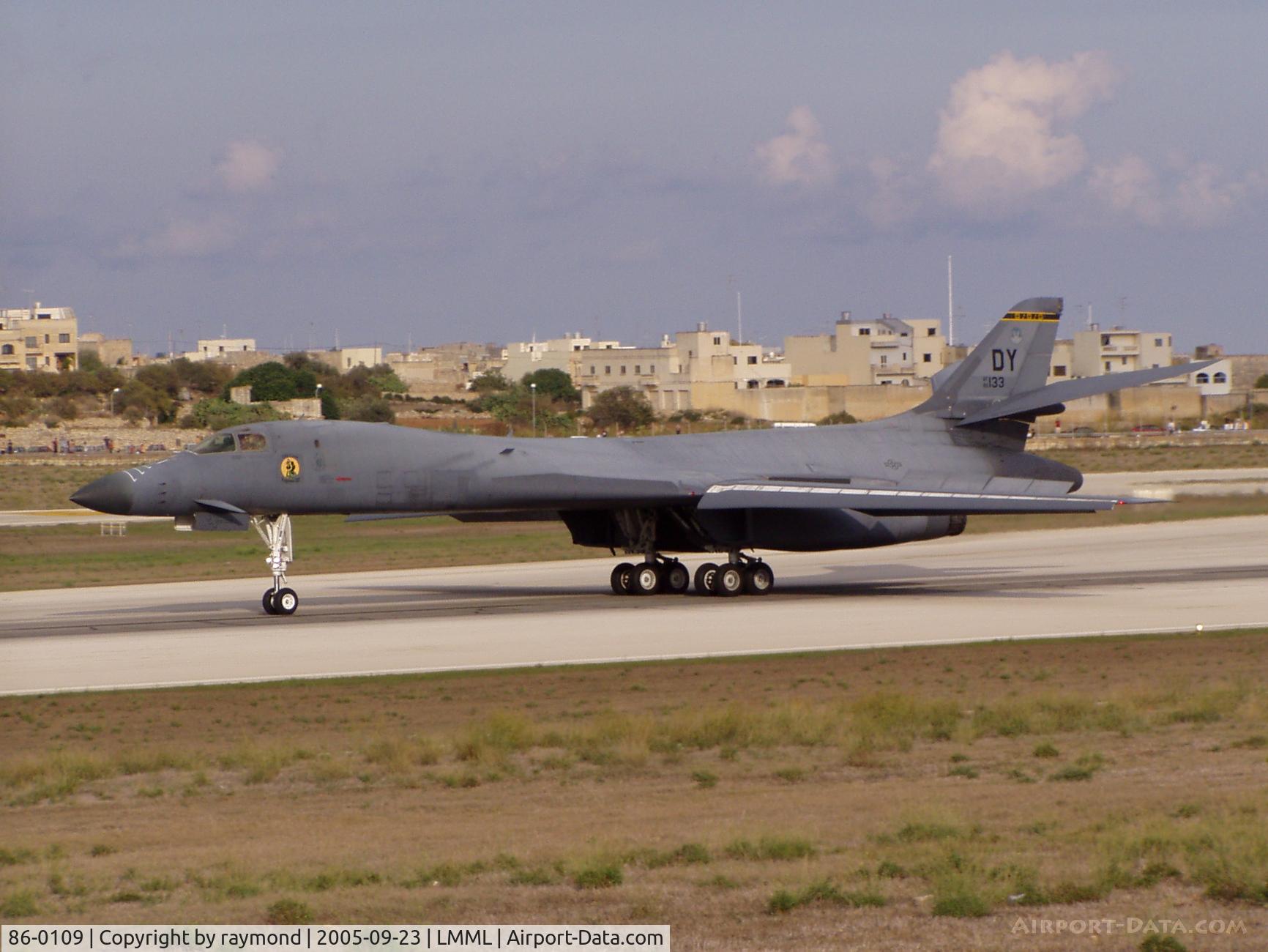 86-0109, 1986 Rockwell B-1B Lancer C/N 69, B1-B Lancer 86-0109 7BW USAF