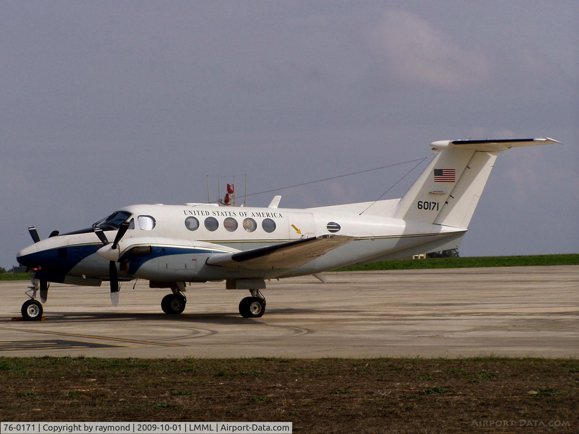 76-0171, 1976 Beech C-12C Huron C/N BD-028, C12Huron 76-0171 USAF