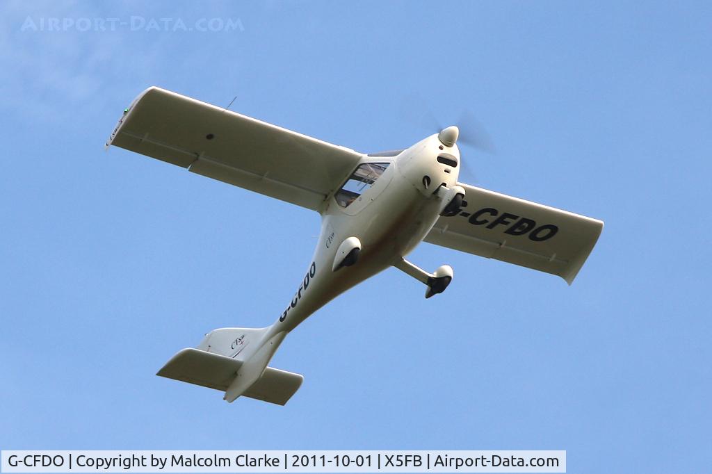 G-CFDO, 2008 Flight Design CTSW C/N 8366, Flight Design CTSW at Fishburn Airfield, October 2011.