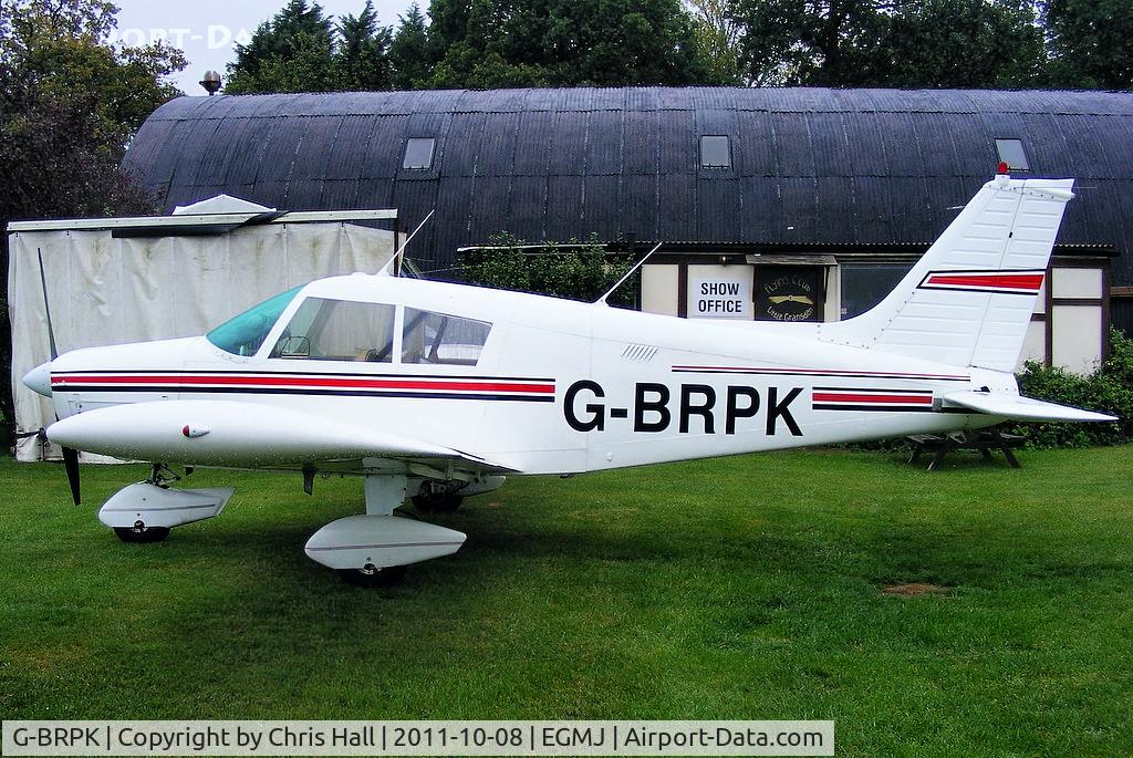G-BRPK, 1972 Piper PA-28-140 Cherokee C/N 28-7325070, at Fullers Hill Farm, Little Gransden
