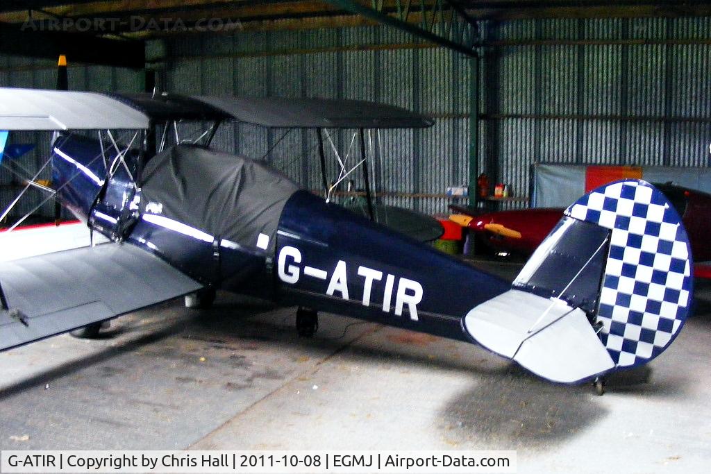 G-ATIR, 1948 Stampe-Vertongen SV-4C C/N 1047, at Fullers Hill Farm, Little Gransden