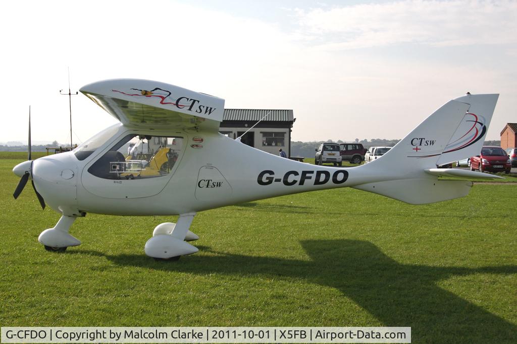 G-CFDO, 2008 Flight Design CTSW C/N 8366, Flight Design CTSW at Fishburn Airfield, October 2011.