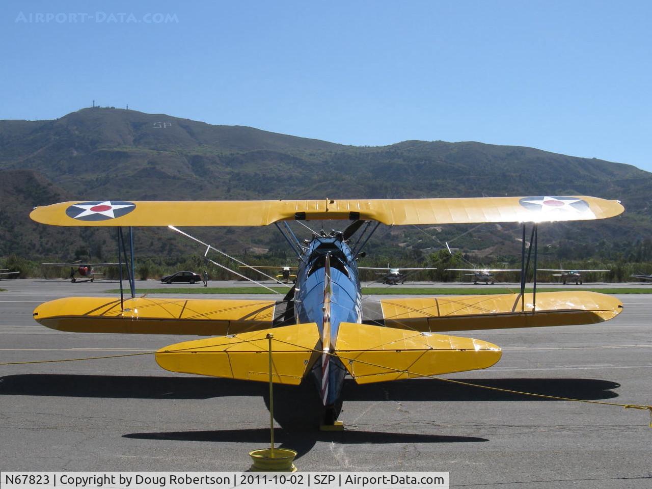 N67823, 1943 Boeing A75N1(PT17) C/N 75-7365, 1943 Boeing Stearman A75N1 (PT-17), Lycoming R-680-13 225 Hp
