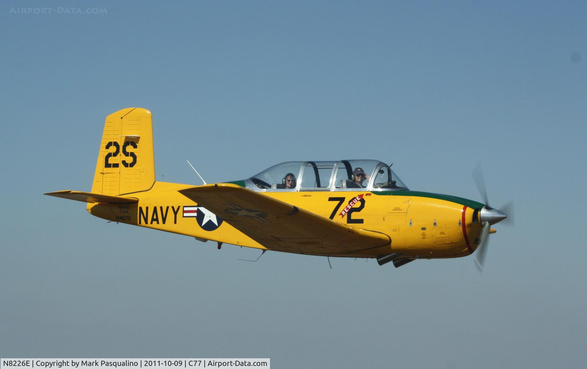 N8226E, 1957 Beech D-45 Mentor C/N BG-379, Beech T-34B