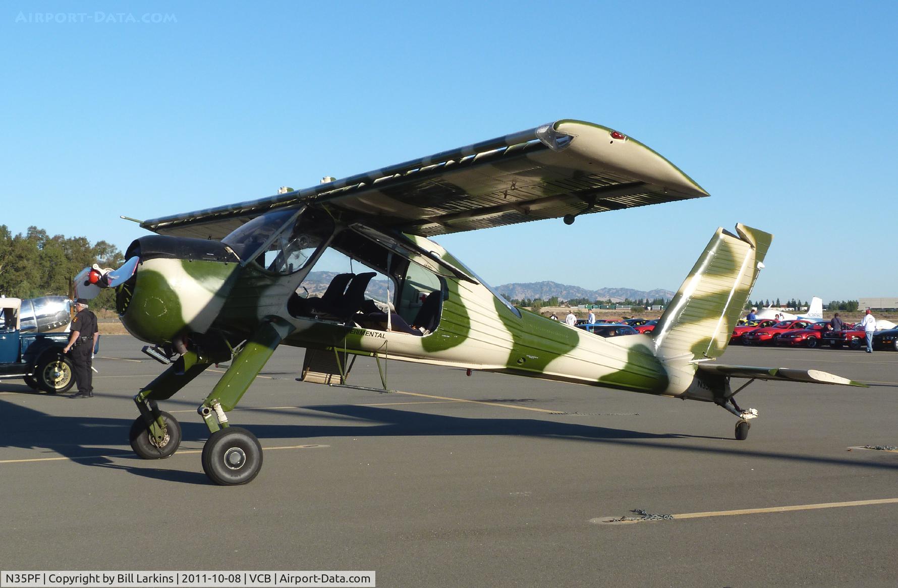 N35PF, 1984 PZL-Okecie PZL-104 Wilga 35A C/N 19840809, On display at Mustang Gathering.