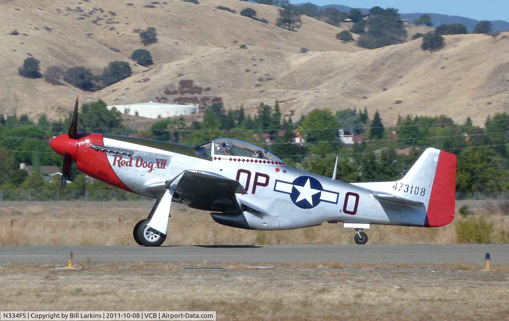 N334FS, 1944 North American P-51D Mustang C/N 122-39366 (44-72907), Left side with squadron code reversed correctly.