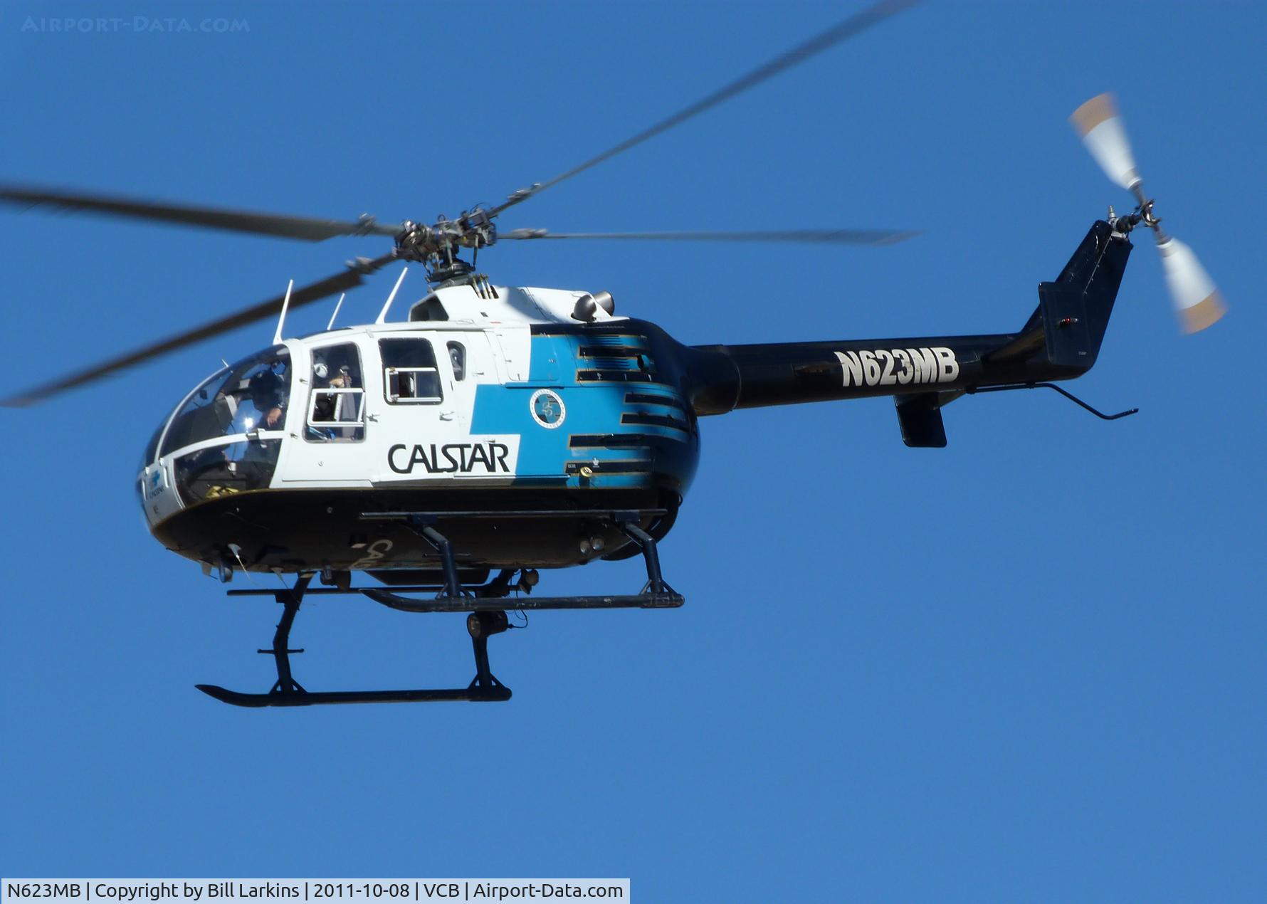 N623MB, 1986 MBB Bo-105CBS-5 C/N S-750, Leaving on call from the Nut Tree.